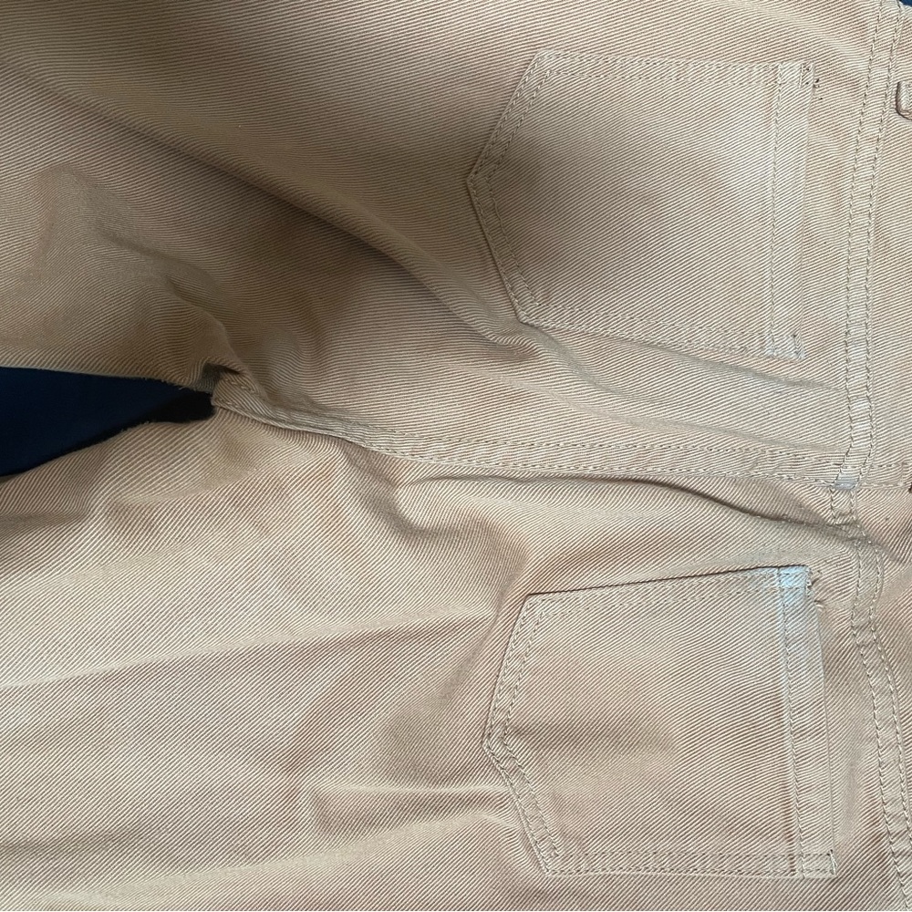 Bold brown/tan colored jeans